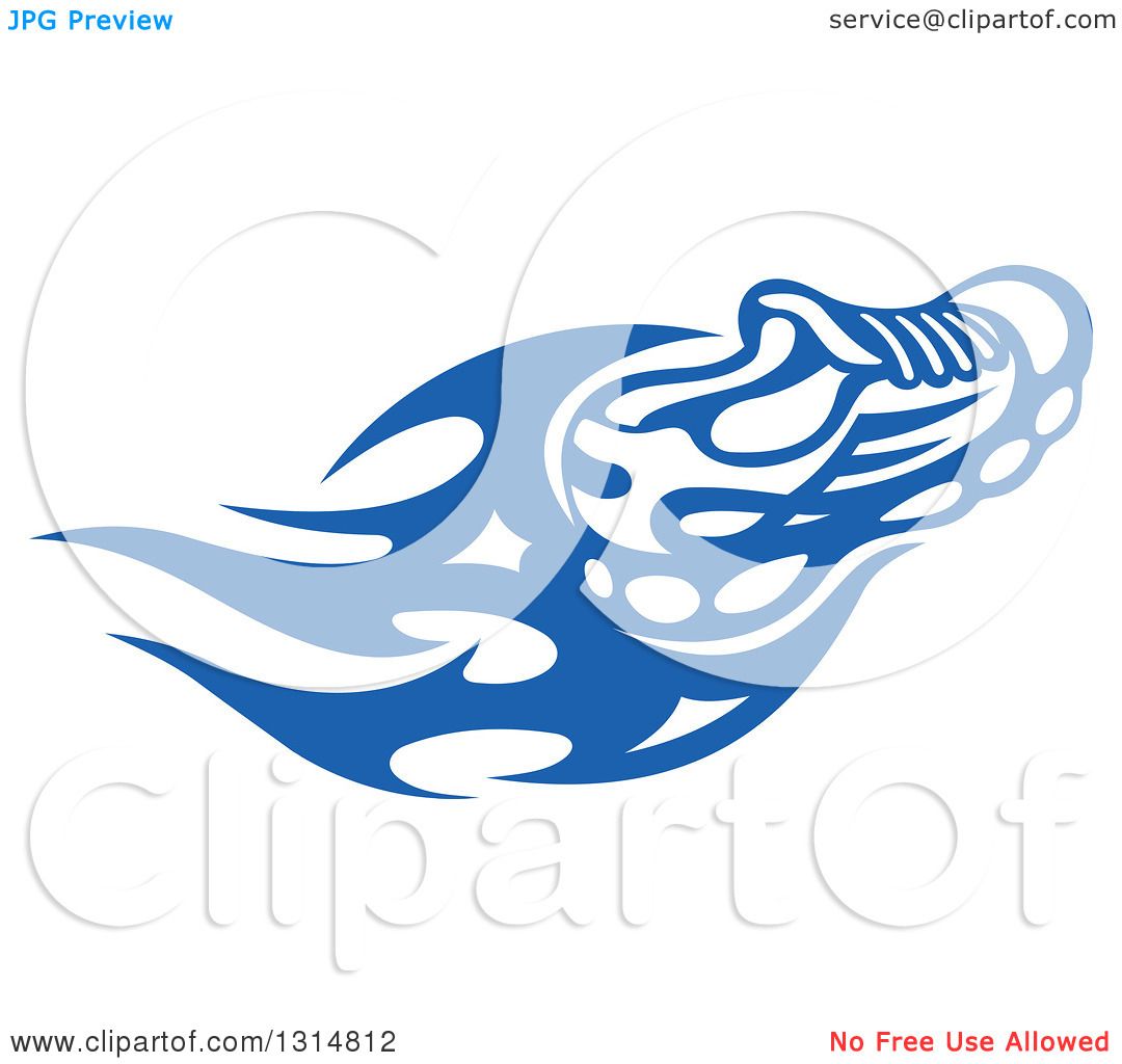1080x1024 Clipart Of A Blue Tribal Flaming Sports Shoe 3