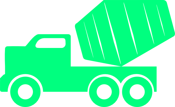 600x366 Green Dump Truck Clip Art