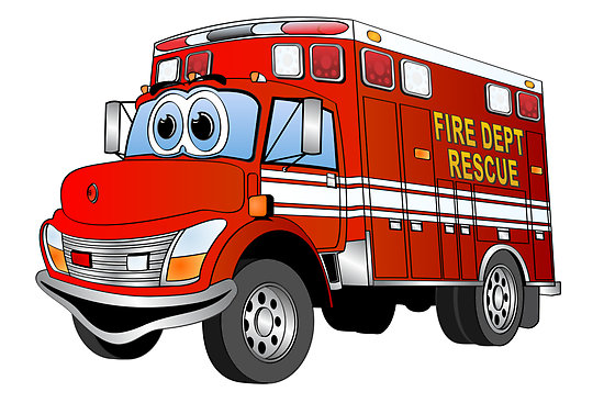 550x367 Cartoon Fire Truck Clipart