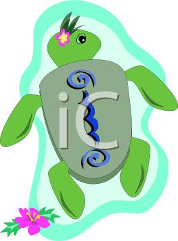 259x350 Tropical Sea Turtle