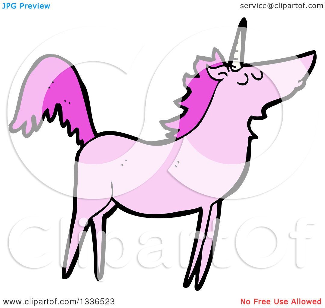 1080x1024 Clipart Of A Pink Unicorn