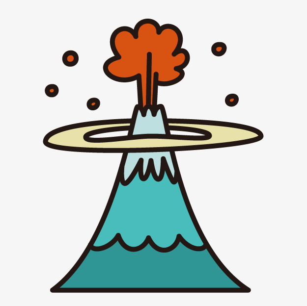 625x624 Cartoon Volcanic Eruption, Cartoon Volcano, Volcanic Png Image
