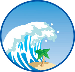 300x287 Free Tsunami Clipart Image 0071 1006 2518 2246 Weather Clipart