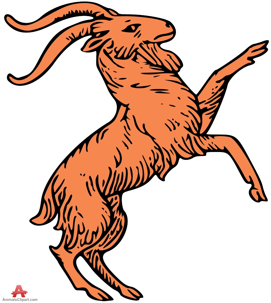 895x999 Wild Goat Clipart Symbol Free Clipart Design Download