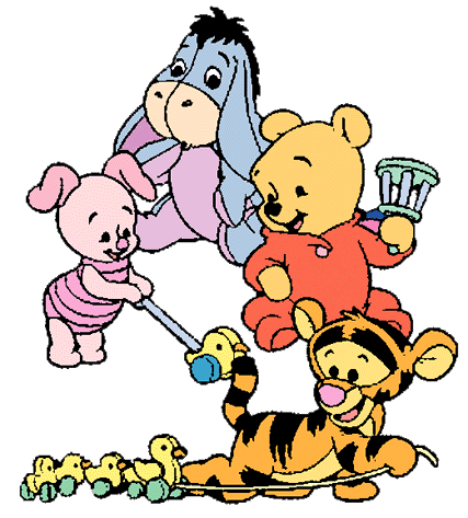 427x473 Baby Winnie The Pooh And Friends Clipart