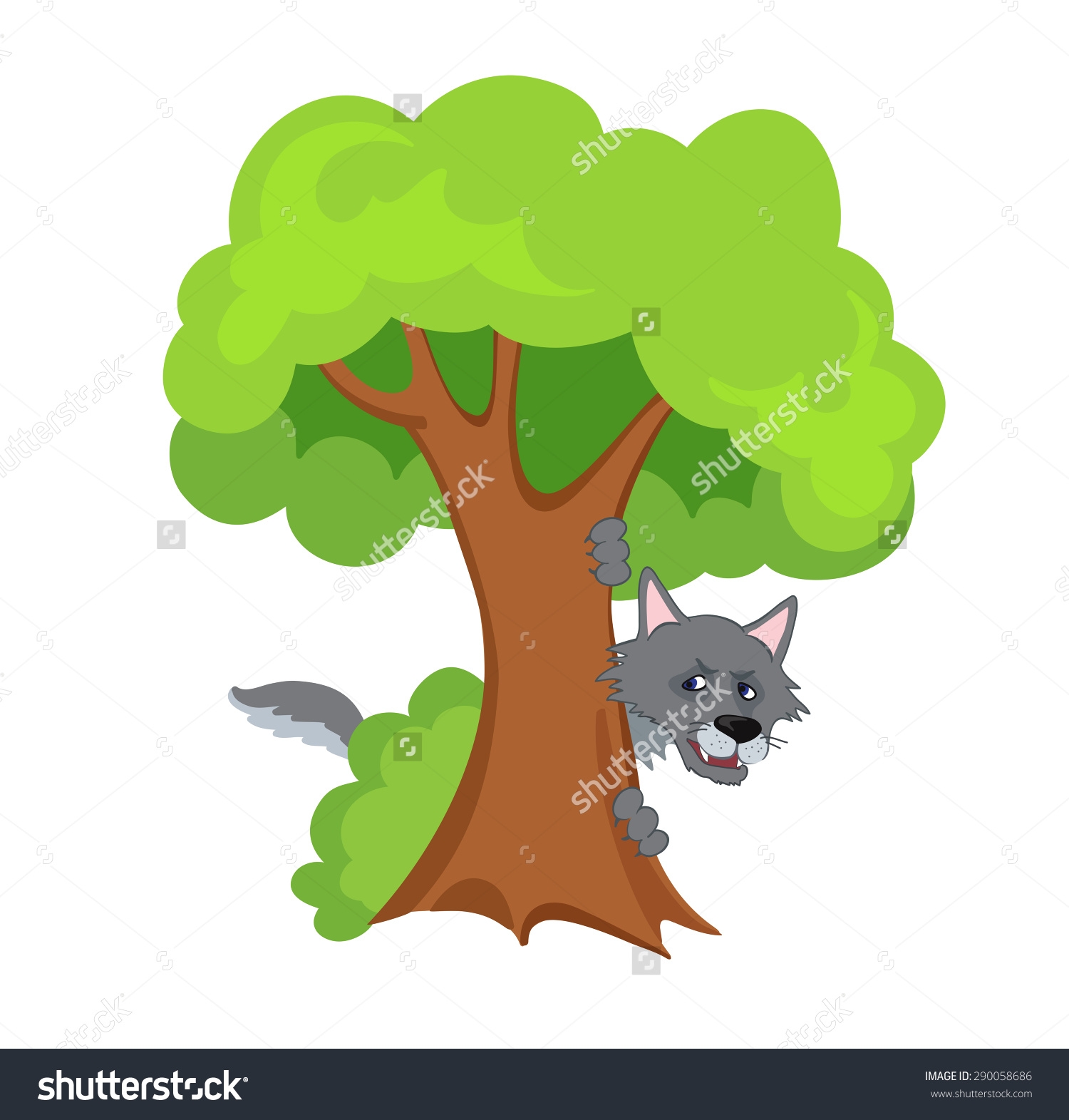 1500x1571 Hiding In A Tree Clipart