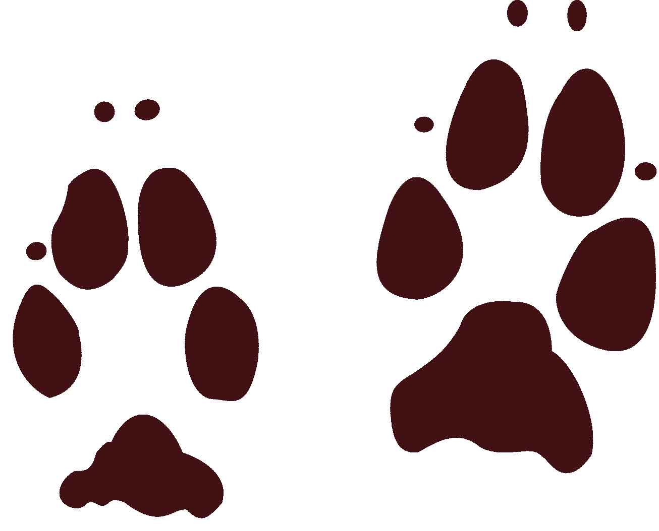 1306x1054 Wolf Clipart Dog Tracks Free Collection Download And Share Wolf