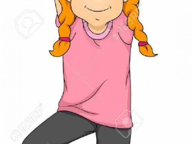 640x480 A Girl Doing The Royalty Free Xtras Xtras Yoga Tree Pose Clipart