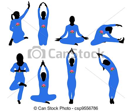 450x376 Silhouettes Of Yoga