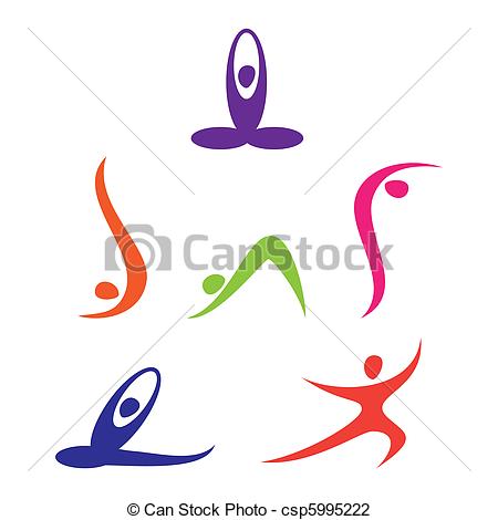 450x470 Yoga Images Clip Art Set Of Yoga Icons Vector Illustration Search