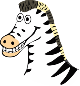 256x275 Drawn Zebra Clipart I2clipart