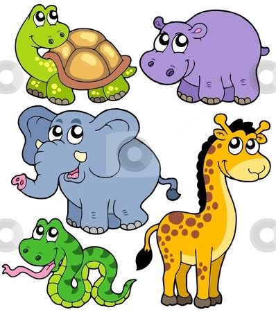 398x450 Zoo Animal Letter Fonts Clipart