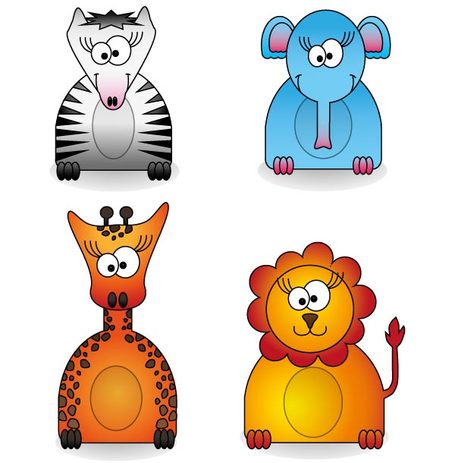 455x463 Free Zoo Animals Free Vector Pack Clipart And Vector Graphics