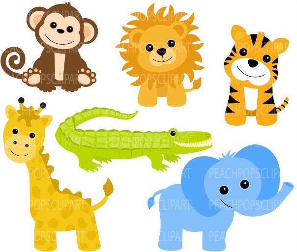 604x513 790 Best Clip Art Zoo Images Jungles, Painting