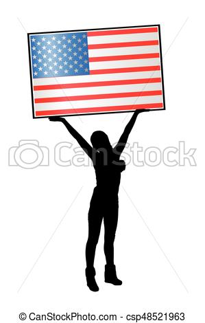 299x470 Independence Day United States. Concept Of Freedom. The Girl Is
