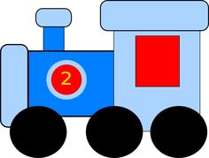 236x179 Little Blue Train Clip Art