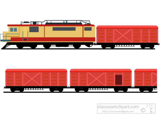 550x400 Train Clipart Freight Train Or Goods Train Clipart