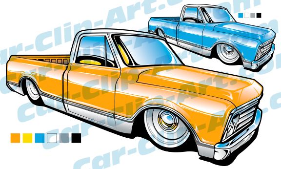 576x346 1968 1969 Chevy Truck Vector Art Car Drawings, Cars And Slammed