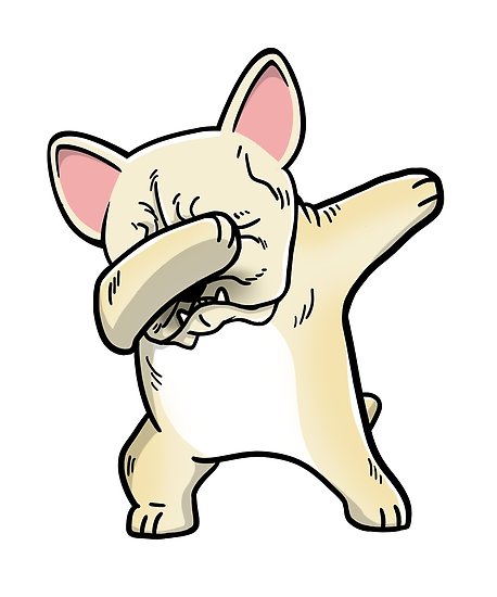 458x550 Funny Dabbing Cream French Bulldog Dog Posters By Ilovepaws