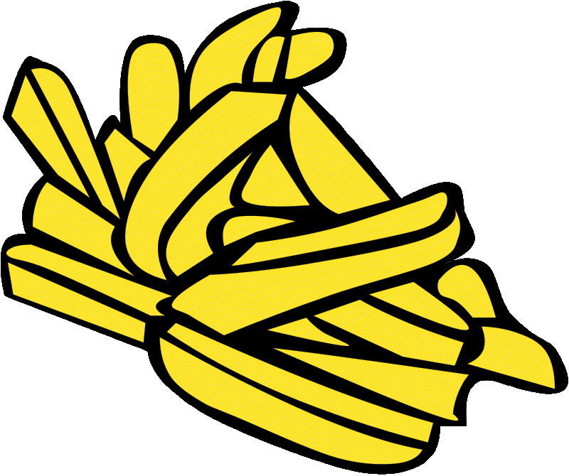 800x670 French Fries Clip Art
