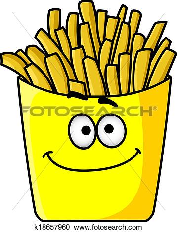 358x470 French Fries Clipart Golden