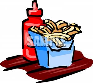 300x269 French Fries Clipart Ketchup