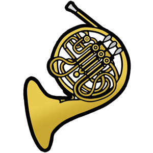 300x300 Free Clip Art French Horn