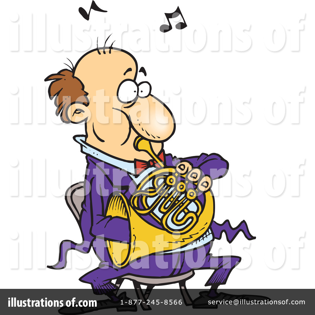 1024x1024 French Horn Clipart