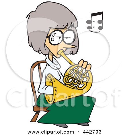 450x470 Royalty Free (Rf) Clip Art Illustration Of A Cartoon Woman Playing