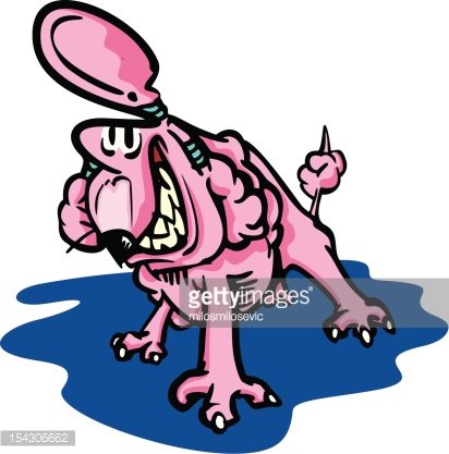 412x417 Angry French Puddle Premium Clipart