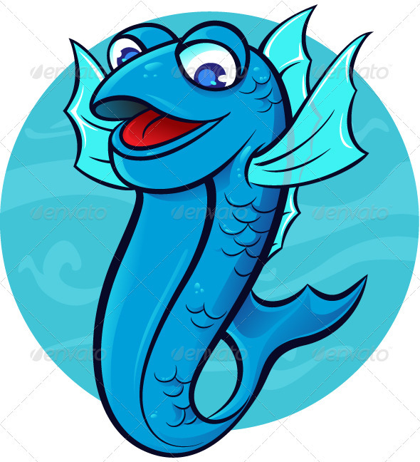590x648 Happy Fish By Pauloresende Graphicriver