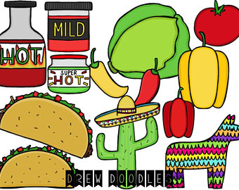 340x270 Frida Kahlo Digital Clip Art Set Instant Download