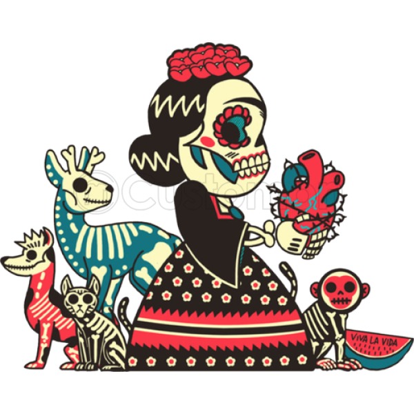 600x600 Frida Kahlo Viva La Vida Thong