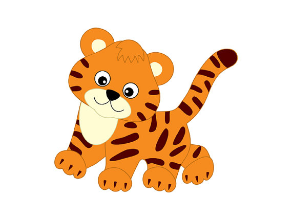 570x428 Tigres Clipart Realistic Cartoon'94530
