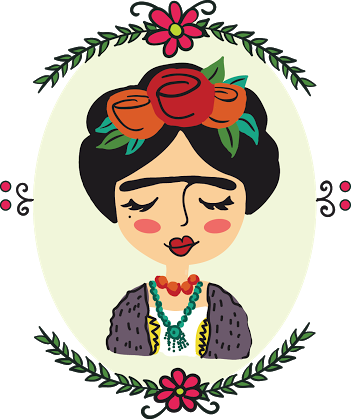 351x419 Pintora Cute Girl Frida Fridakahlo