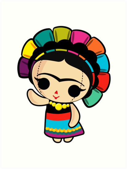 413x549 Mexican Drip Wrist Frida Kahlo Art Prints By Edleon Redbubble