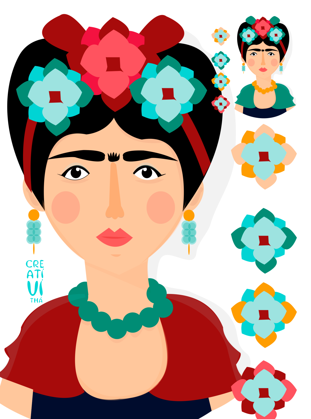 1280x1720 Southern New Yorker Sny Art Frida Kahlo By Solano