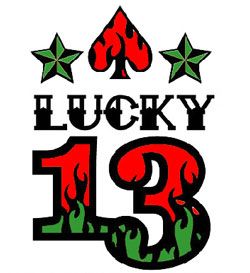 250x273 Lucky 13 Clipart