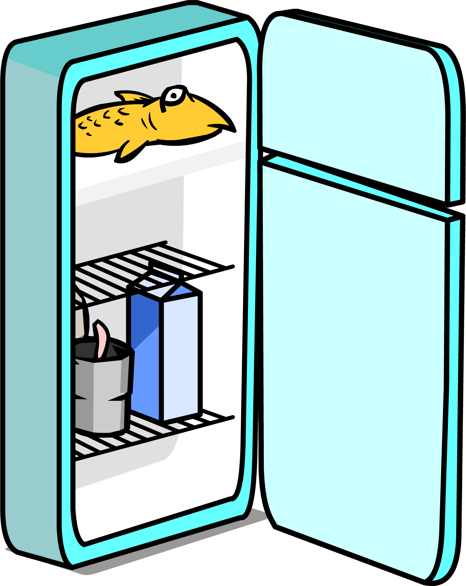 Fridge Refrigerator Clipart Outline Free Images At Cl - vrogue.co