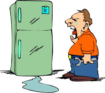335x298 Broken Refrigerator Clipart