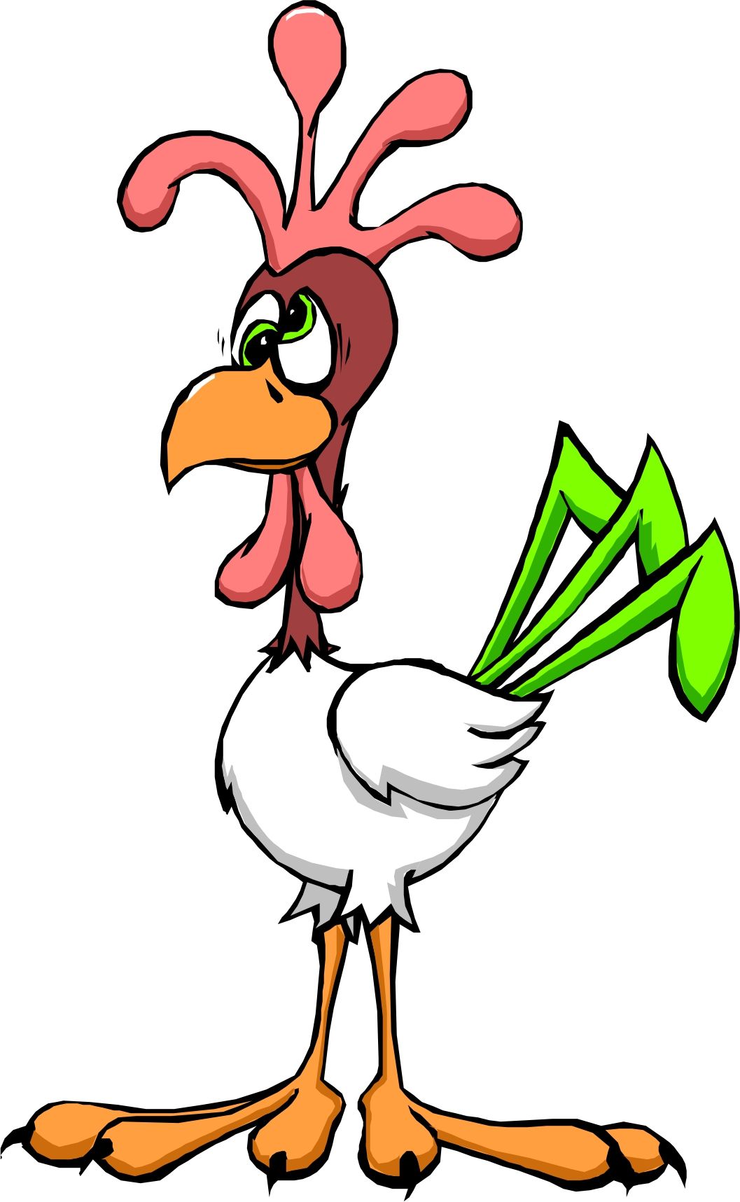 1057x1717 Clipart Of Chicken Little Images On Page 0 Yanhe Clip Art
