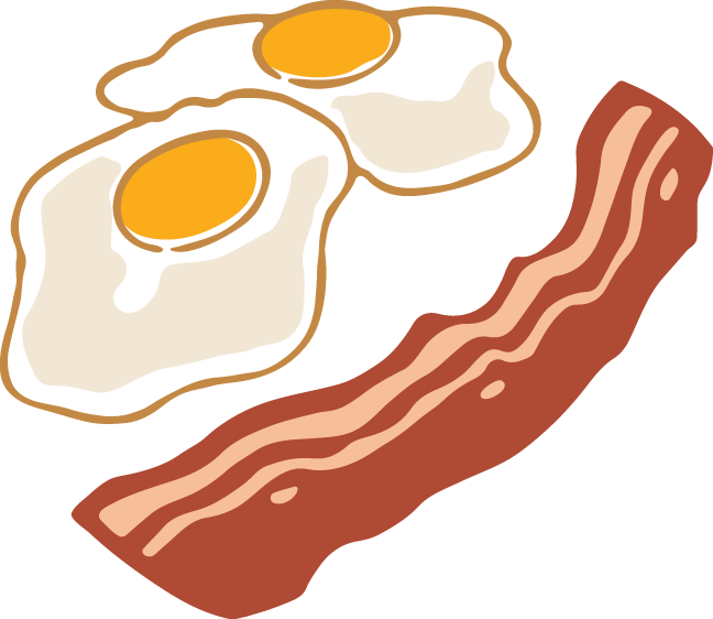 648x562 574 Bacon Amp Eggs Bacon Egg, Clipart Images And Vector Clipart