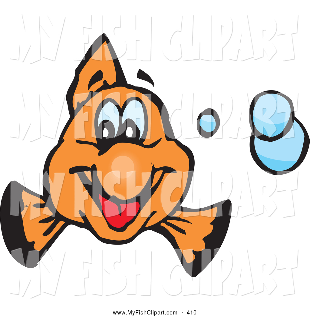 1024x1044 Clip Art Of A Friendly Orange Clownfish Smiling And Facing Front