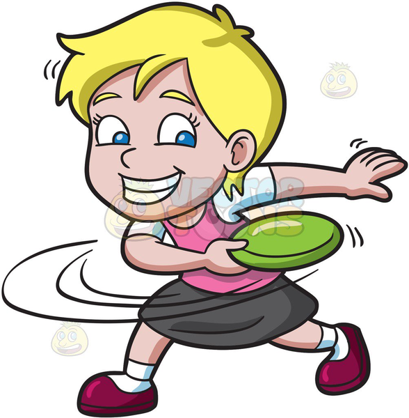 588x600 Flying Frisbee Clipart Free Images