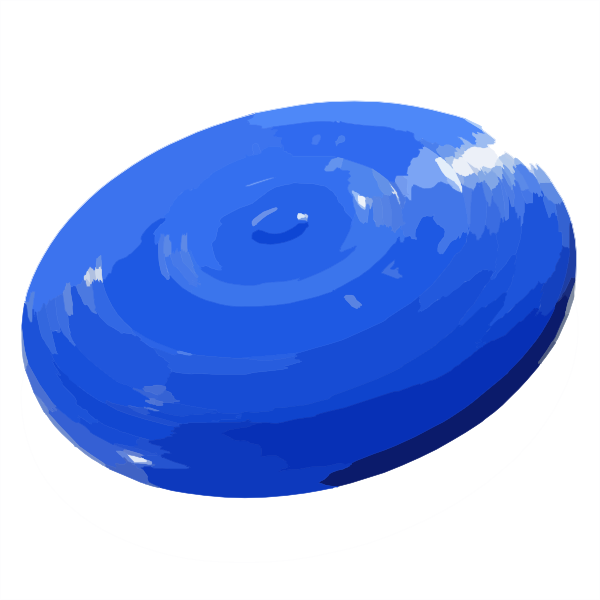 600x600 Frisbee No Background Color Clip Art