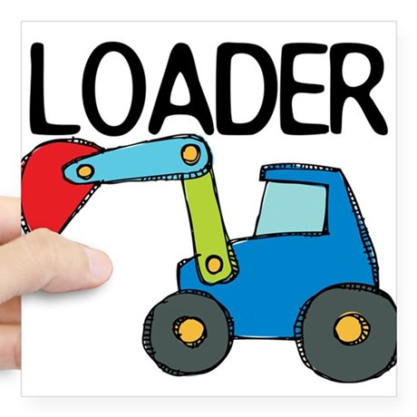 460x460 Front End Loader Stickers
