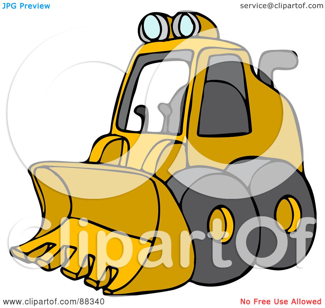 1080x1024 Royalty Free (Rf) Clipart Illustration Of A Parked Yellow Mini