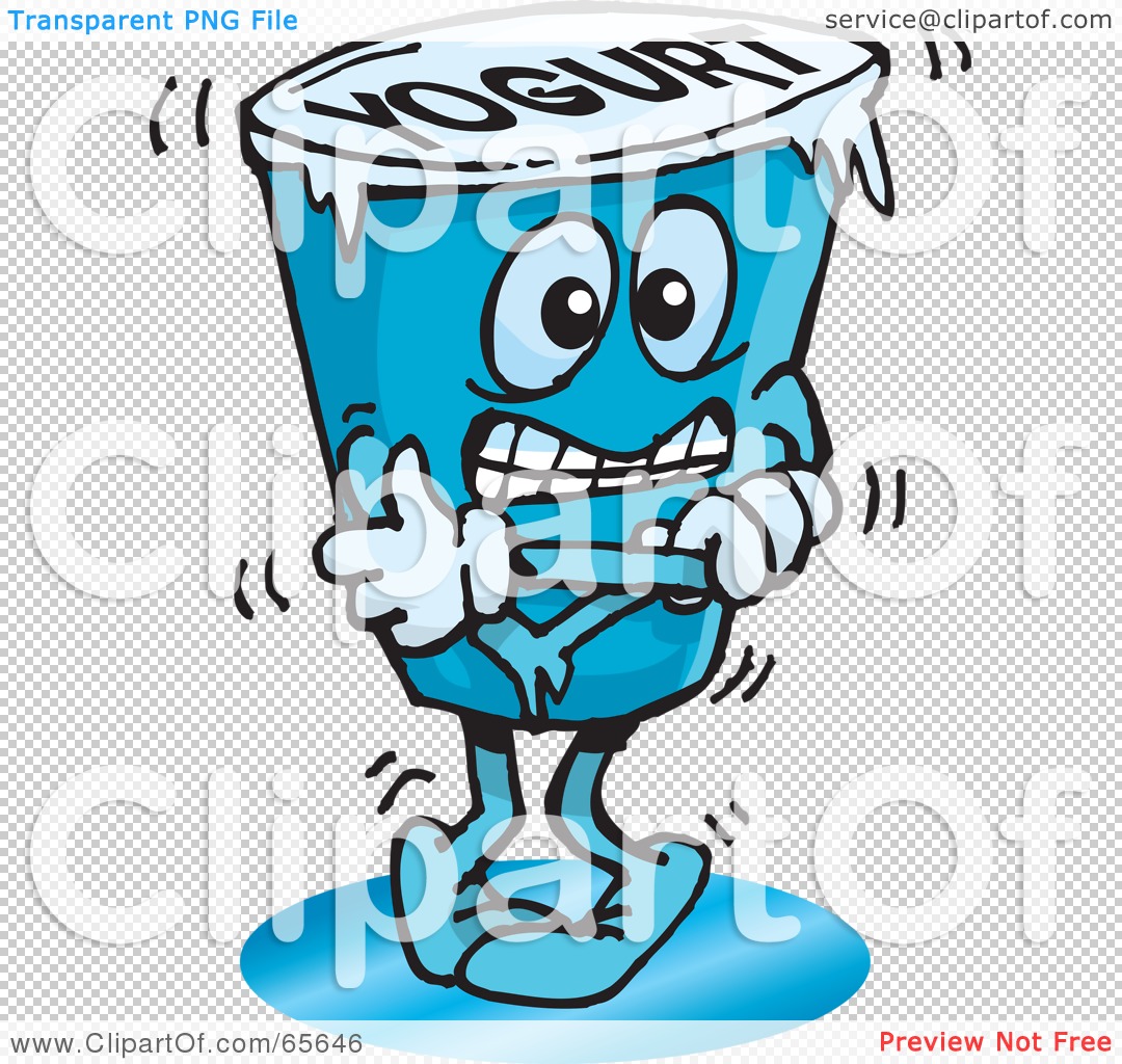 1080x1024 Royalty Free (Rf) Clipart Illustration Of A Cold Frozen Yogurt