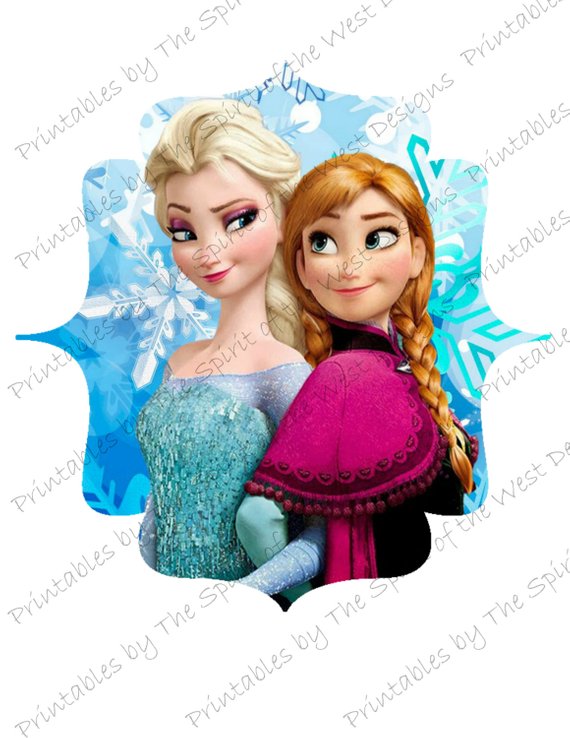 570x738 Disney Frozen Elsa And Anna Clip Art Good For Iron On Transfers
