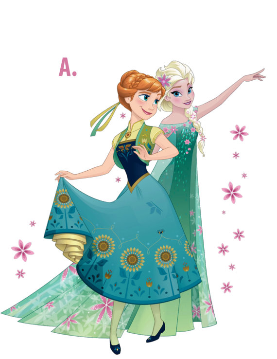 570x738 Frozen Fever Wall Decals